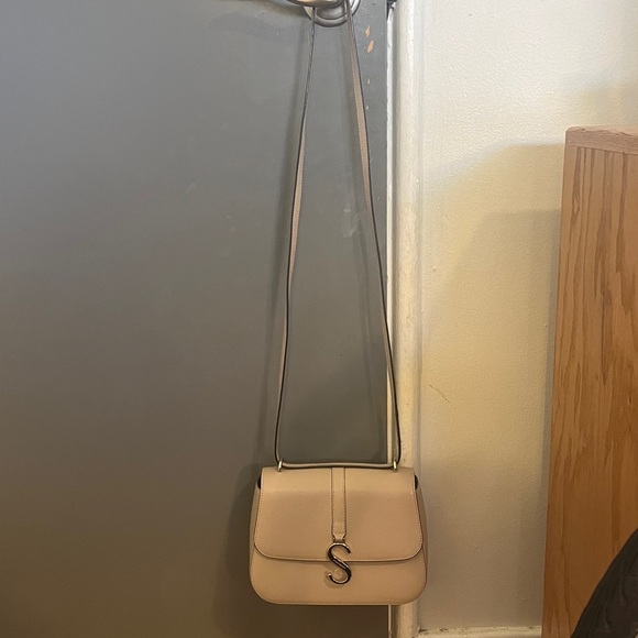 Strathberry S Convertible Shoulder / Crossbody Flap Bag in Cappuccino - Picture 5 of 12